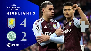Watkins & Rogers Hat-Trick Seals Win 😮‍💨 | Aston Villa 4-2 Celtic | UEFA Champions League Highlights