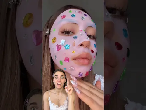 Viral CRYSTAL MASK!✨#hacks  #beauty #unboxing