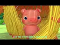 Three Little Pigs Song | CoComelon | Sing Along | Nursery Rhymes and Songs for Kids