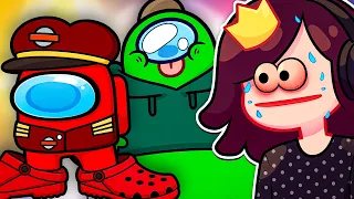 VI LOS TIKTOK MÁS CURSED DE AMONG US LA SERIE y me volvieron SUS😨​💀#2