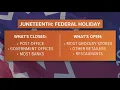 Are post offices closed for Juneteenth Here s what s open and closed this Thursday