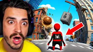 TINY Spider-Man vs GIANT Physics World (Human Fall Flat)
