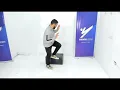 PLYOMETRIC box jump down with stabilization