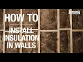 How To install Insulation In Walls - Bunnings Warehouse