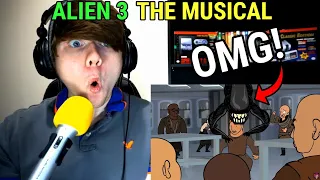 alien 3 the musical animated parody song lhugueny reaction