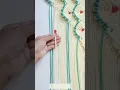 Lagu Macrame Wall Hanging 🌿 Macrame Design #macrame #diy #shorts #ytshorts #youtubeshorts