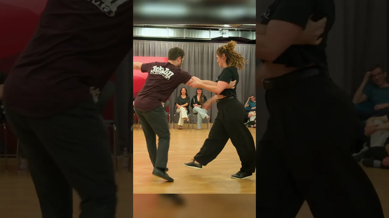 One Handed West Coast Swing Improv Dance - Ben Morris & Virginie Massart