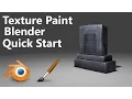 Texture Painting Quick start Blender 3min