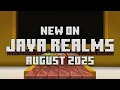 New on Java Realms August 2025 fanmade reel