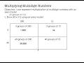 Multiplying Multi-digit Numbers with an Area Model