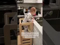 This toddler learning tower has saved my sanity and my back