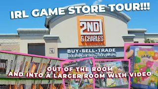 IRL Game Store Tour 2ND CHARLES - Out of the room and into a larger room with games