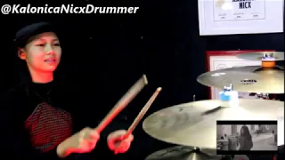 raisa x isyana anganku anganmu drum cover by 12 yo kalonica nicx