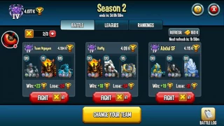 Monster legends Beating your friends in PvP Pt 3 Abdul SF