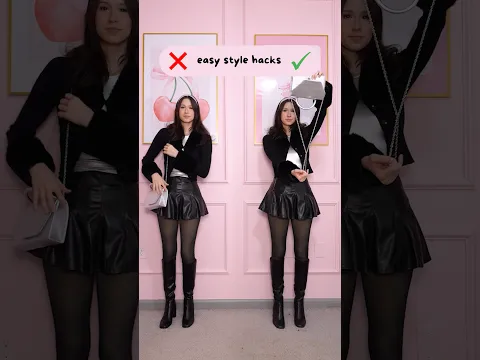 Easy fashion hacks!! 🥰 | fashion outfit inspo style tips ootd grwm