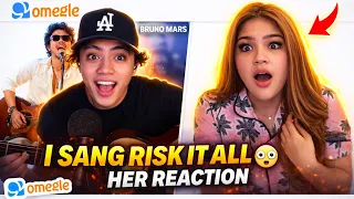 Download I Sang Bruno Mars “Risk It All” on Omegle… Her Reaction Was Crazy 😳 MP3