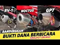 PERBEDAAN HARGA SUARA TEST SOUND KNALPOT RV1 NOCTUS DAN GP7 PASANG DI CRF150L