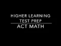 ACT Math 58