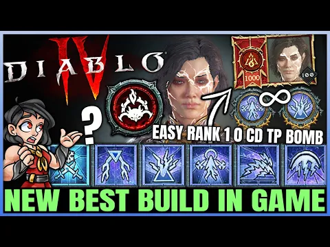 Best D4 Season 3 Sorcerer Gauntlet Build - New Op Teleport Combo in Diablo 4 S3