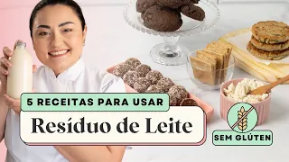 5 RECEITAS COM RESÍDUO DE LEITE VEGETAL