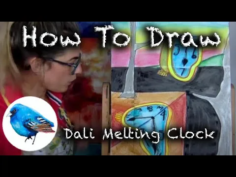 Download MP3 Learn how to draw SALVADOR DALI MELTING CLOCKS : STEP BY STEP GUIDE! (Age 5 +)