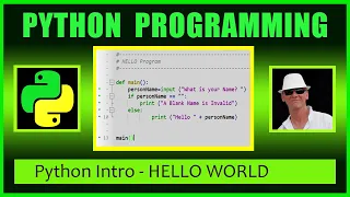 PyScripter Settings and Python Hello World Program - Python Beginners Tutorial