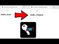 JWT Token Secret Cracking JWT Web Security