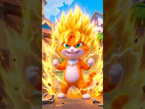 YOU HAVE BECOME SUPER SAIYAN?! #iamcat