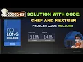 Codechef Solution Chef And Nextgen Problem Code HELIUM3