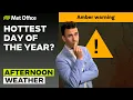 2026 - Thunderstorm risk in the north
