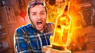 FINALMENTE! Fizemos a LÂMPADA DE LAVA ELÉTRICA!
