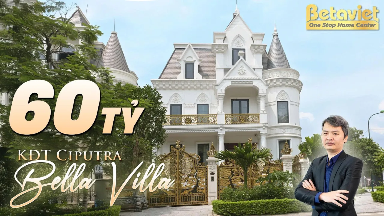 Khám phá thiết kế biệt thự Bella Vista Villa lô góc 60 tỷ đắt giá