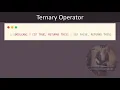 Ternary Operator in 60 seconds