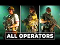 Call of Duty MODERN WARFARE 2 - ALL UNLOCKABLE OPERATORS Animations SPECGRU KORTAC
