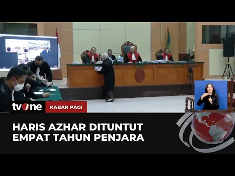 JPU Tuntut Haris Azhar 4 Tahun Penjara dan Denda Rp1 Juta