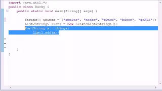 Intermediate Java Tutorial 6 LinkedList
