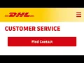 Contact DHL Customer Service DHL Customer Support