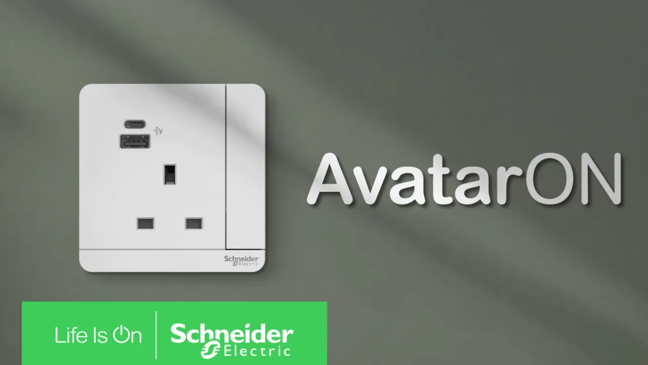 Schneider Electric AvatarON switches ad