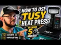How To Use a TUSY Heat Press in Under 5 Minutes