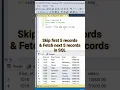 Skip first 5 records Fetch next 5 records in SQL