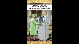 COISAS QUE SÓ A RAINHA PODE FAZER #rainha #shorts #curiosidades #fatos #almanaquex #rico #dinheiro