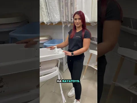 Вана за бебе със стойка Bеbе-Jou Click с термометър и аксесоари в Raya Toys