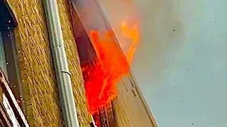 FDNY BOX 1651 FDNY BATTLING 2ND ALARM 10-77 HIGH RISE FIRE ON BROADWAY IN MANHATTAN NEW YORK CITY