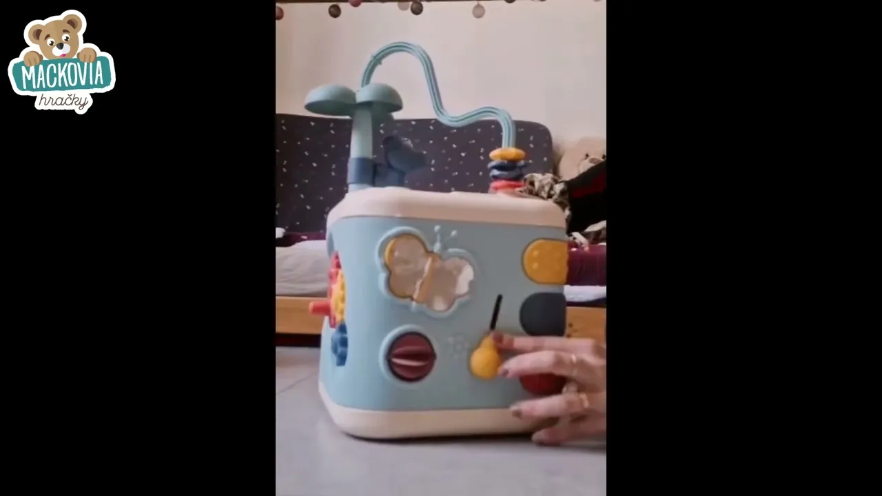 Interaktívne hudobné stoly - Set didaktický stolík Activity Table Little a kocka Explor Cube Smoby - 5
