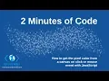 How to get the pixel color from a canvas on click or mouse event with Javascript 2 Minutes of Code