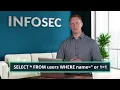 How an SQL injection attack works Free Cyber Work Applied series