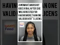 One mugshot too many licenses now she s viral