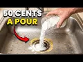1 Cup of This Dissolves ANY Drain Clog Overnight Without Touching Your Pipes