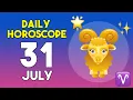 Aries horoscope today - July 31 2026