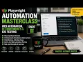 Playwright Automation Masterclass Web Automation UI Components E2E Testing PART II